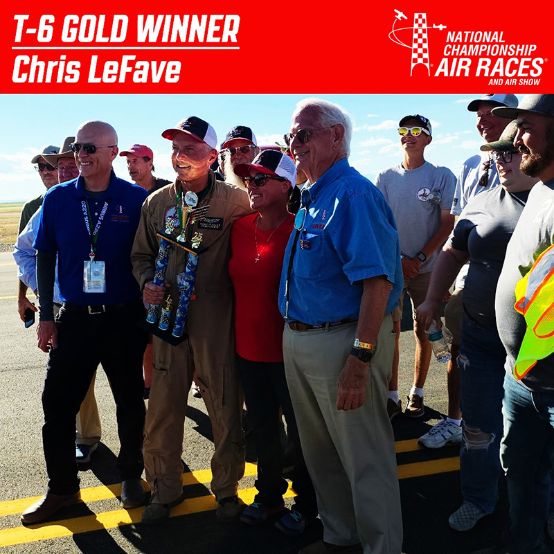 2025 National Championship Air Races T-6 Gold Race Winner 
- image